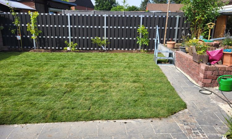 Gartenneuanlage